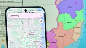 Google Maps commence à mettre à jour les limites administratives de certaines provinces et villes du Vietnam. Photo : thanhnien.vn