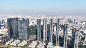 Le complexe d'appartements de luxe Grand Marina bénéficie d'un emplacement privilégié en plein cœur d'Hô Chi Minh-Ville. Photo : VNA.