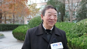 Le professeur Zhu Zhenming, de l'Institut de recherche sur l'Asie du Sud et l'Asie du Sud-Est. Photo : VNA.