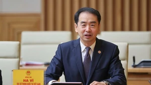 L'ambassadeur de Chine au Vietnam, He Wei. Photo : VNA.