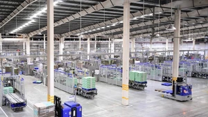 Dans l'intérieur de l’usine laitière Vinamilk. Photo : Vinamilk.