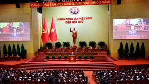 Le 14e Congrès national du Parti. Photo : VNA.