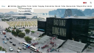 Le musée de Quang Ninh met en place un système de vente de billets en ligne intégré à son site web. Photo : baoquangninh.vn