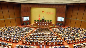 Séance d'ouverture de la 10e session de la 15e Assemblée nationale. Photo : VNA.