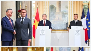 Le Vietnam et la France ont établi un partenariat stratégique global à l’occasion de la visite du secrétaire général Tô Lâm à Paris du 3 à 7 octobre 2024. Photo : VNA/CVN.