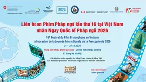 Affiche du 16e Festival du film francophone au Vietnam. Photo : BTCCC/CVN.