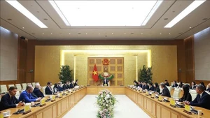 Lors de la rencontre. Photo : VNA.