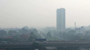 Hanoi vient d’entrer dans un nouvel épisode de pollution de l’air. Photo : TPO.