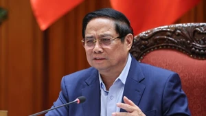 Le Premier ministre Pham Minh Chinh. Photo : NDEL