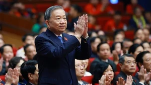 Le secrétaire général Tô Lâm au XIᵉ Congrès national d'émulation patriotique. Photo: VNA