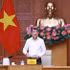 Le Premier ministre Lê Minh Hung s'exprime à la séance de travail avec le ministère de la Justice. Photo : VNA.