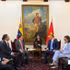 Entretien entre le ministre vietnamien des Affaires étrangères, Le Hoai Trung et son homologue vénézuélien, Yvan Gil Pinto. Photo : ministère vietnamien des Affaires étrangères
