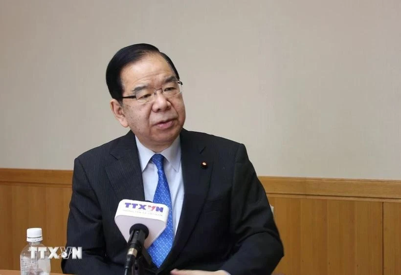 Le président du Parti communiste japonais, Kazuo Shii. Photo : VNA.