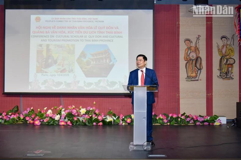 Le vice-président du Comité populaire provincial Pham Van Nghiem prend la parole lors de l’événement. Photo : NDEL.