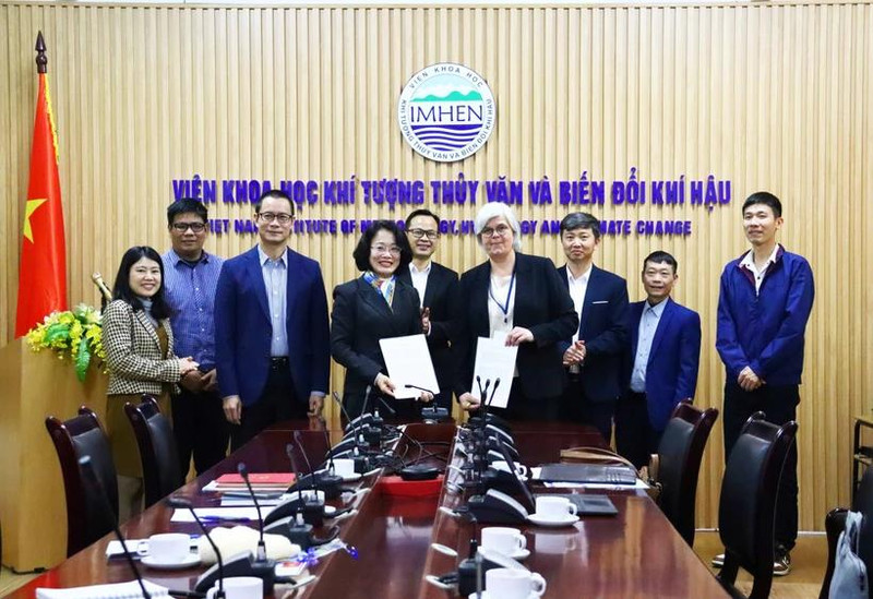 Lors de la cérémonie de signature du protocole d’accord de coopération entre le Vietnam et la Belgique. Photo : VNA.