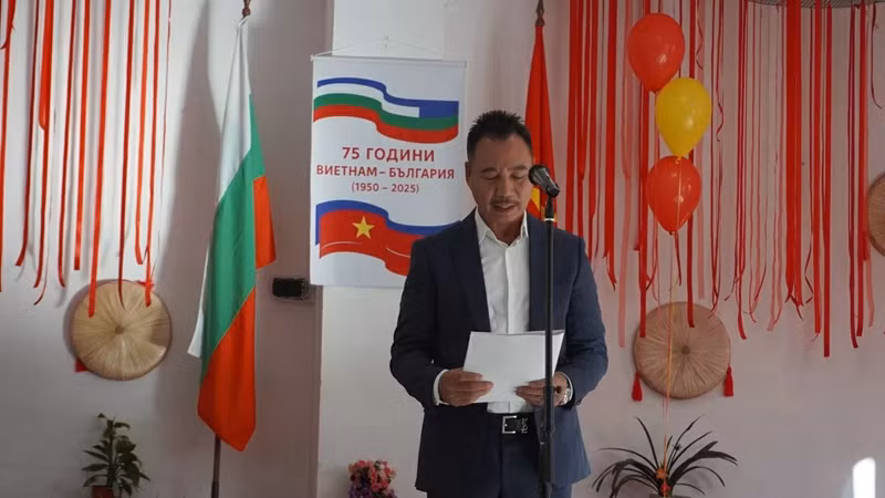 Le président de l’Association des Vietnamiens en Bulgarie, Nguyen Quang Tuan. Photo : Baoquocte.