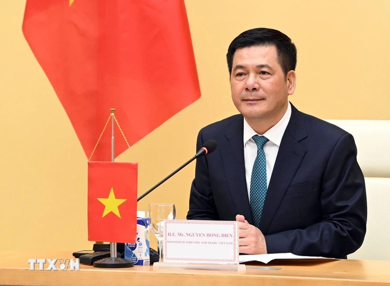 Le ministre vietnamien de l'Industrie et du Commerce, Nguyen Hong Dien. Photo : VNA.