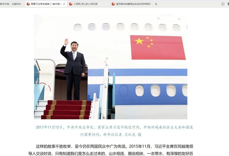 Photo d'illustration dans l'article mettant en lumière la profondeur des liens vietnamo-chinois, qualifiés de relations de « camaraderie et de fraternité ». Photo : VNA.