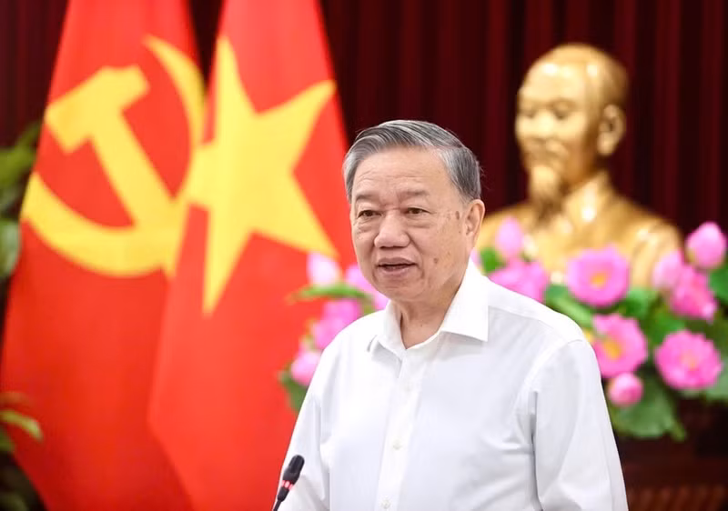 Le secrétaire général du Comité central du Parti communiste du Vietnam (PCV), Tô Lâm. Photo : VGP.