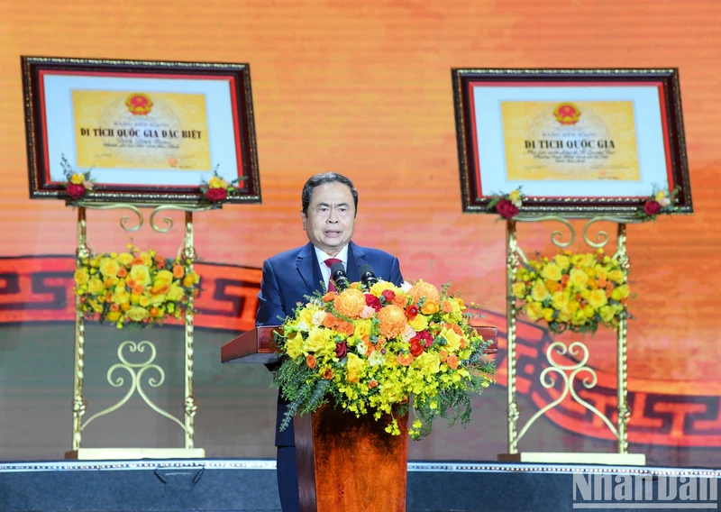 Le président de l'Assemblée nationale, Tran Thanh Man. Photo : NDEL.