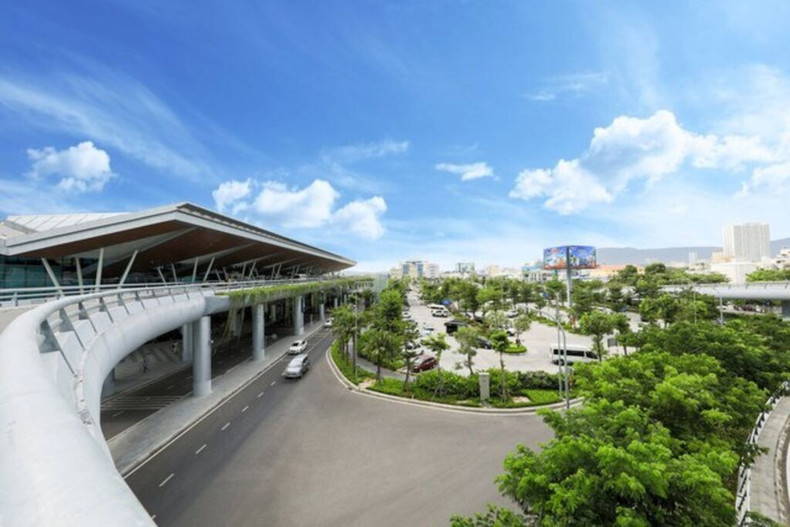 L'aéroport international de Da Nang (au Centre). Photo : VNA L'aéroport international de Da Nang (au Centre). Photo : VNA