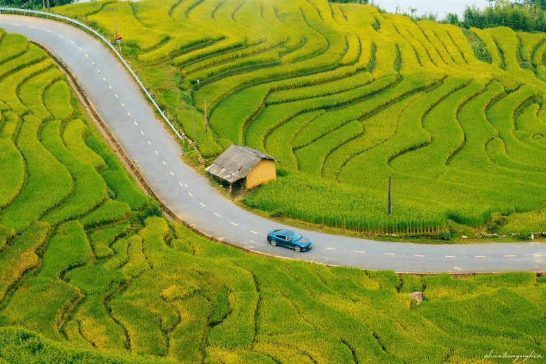 Contrairement à l’animation de Sapa, Y Ty présente un rythme plus calme et contemplatif. Le chemin sinueux qui mène à cette enclave montagneuse vous transporte dans un autre monde, loin des sentiers battus et des bruits de la ville. Photo : Pham Trong Nghia/laodong.vn
