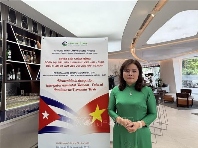 Duong Thi Bich Diêp, directrice de l’Institut d’économie verte. Photo . VNA