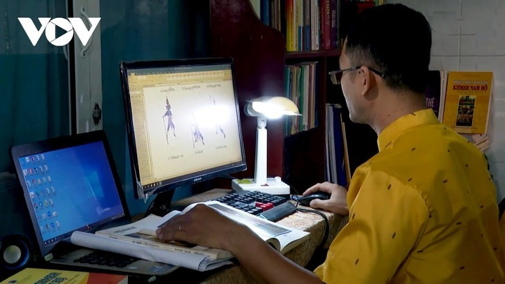 Le docteur Son Cao Thang, spécialiste de la culture khmère. Photo : VOV