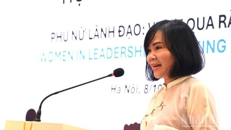 Nguyen Thi Tuyet, directrice du Musée des femmes du Vietnam. Photo : NDEL Nguyen Thi Tuyet, directrice du Musée des femmes du Vietnam. Photo : NDEL