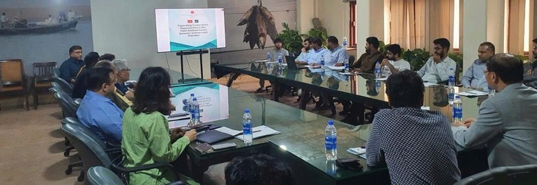 Lors du séminaire sur le thème « Coopération dans le secteur de la pêche : des orientations pour un partenariat stratégique et un développement durable ». Photo : Ambassade du Vietnam au Pakistan pa-3.jpg