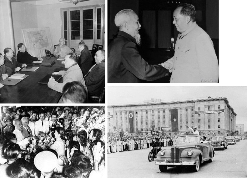 C'est le Président Hô Chi Minh qui a jeté la base pour le développement de la diplomatie du Vietnam. Photo : VNA C'est le Président Hô Chi Minh qui a jeté la base pour le développement de la diplomatie du Vietnam. Photo : VNA