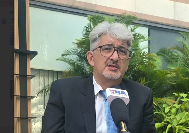 Hugo Pierrel, directeur adjoint de l'AFD au Vietnam. Photo: VNA Hugo Pierrel, directeur adjoint de l'AFD au Vietnam. Photo: VNA