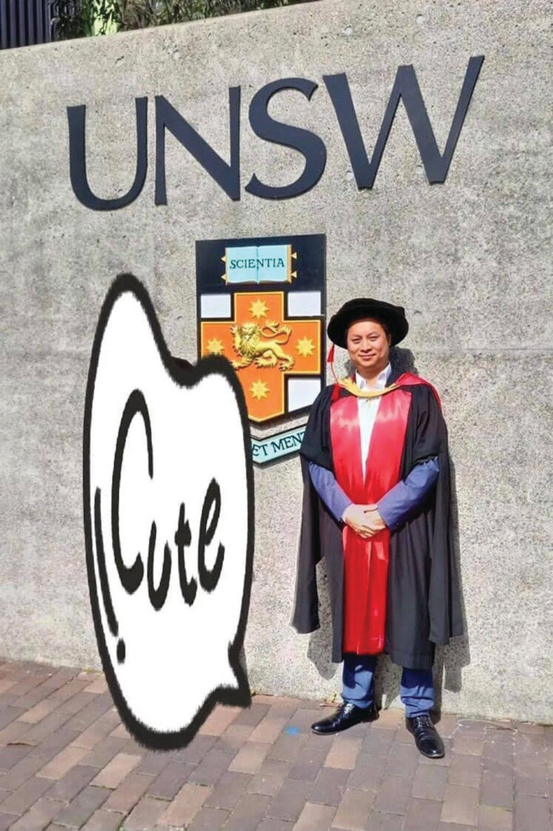 Nguyên Thành Vinh à l’Université de Nouvelle-Galles du Sud, en Australie.