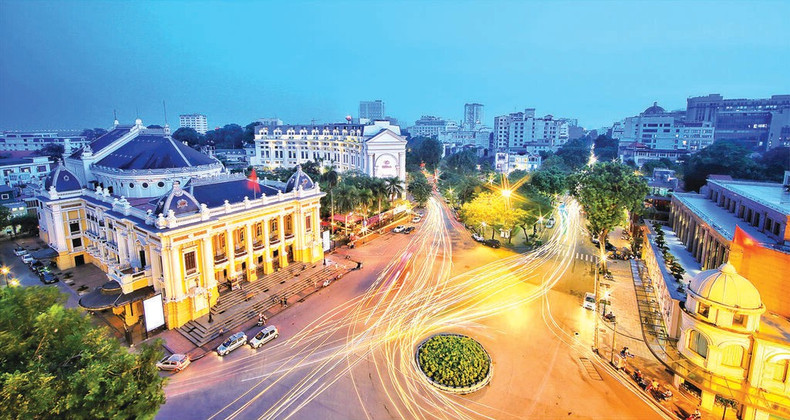Hanoï affirme son rôle de capitale pour bâtir une ville prospère, moderne et civilisée. Photo : VNA Hanoï affirme son rôle de capitale pour bâtir une ville prospère, moderne et civilisée. Photo : VNA