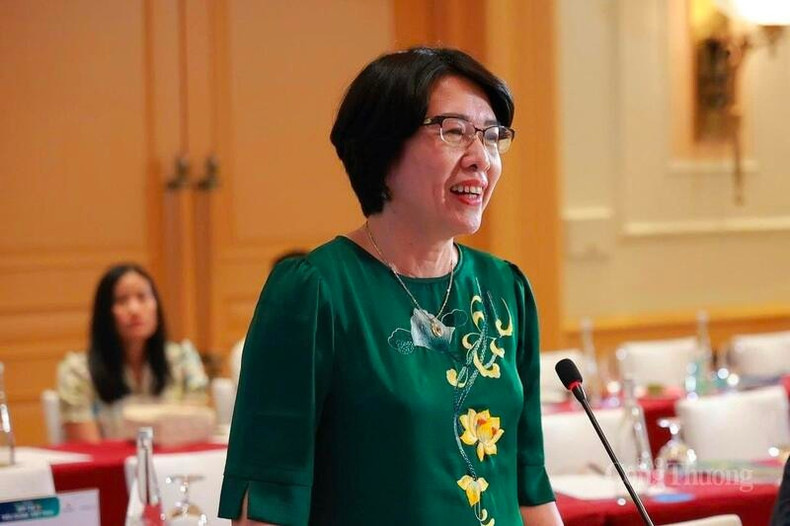 Selon Tran Thi Hong Minh, directrice de l’Institut de recherche en politiques et stratégies, pour que les entreprises vietnamiennes puissent s’intégrer pleinement aux chaînes de valeur mondiales, une production verte et une consommation durable sont des conditions préalables. Photo : congthuong.vn Selon Tran Thi Hong Minh, directrice de l’Institut de recherche en politiques et stratégies, pour que les entreprises vietnamiennes puissent s’intégrer pleinement aux chaînes de valeur mondiales, une production verte et une consommation durable sont des conditions préalables. Photo : congthuong.vn