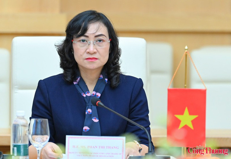 La vice-ministre vietnamienne de l'Industrie et du Commerce, Phan Thi Thang. Photo : congthuong.vn