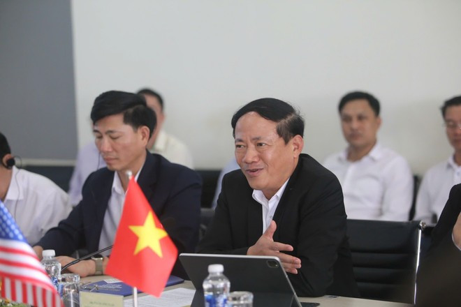Le président du Comité populaire provincial, Pham Anh Tuan. Photo : VNA