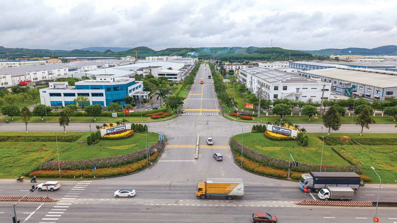 Parc industriel Vietnam - Singapour dans la province de Quang Ngai (Centre). Photo : VNA