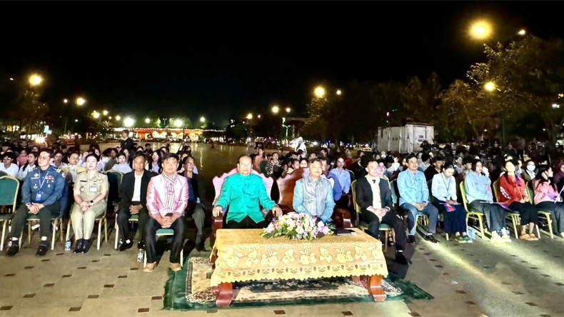 Le programme a vu la présence des nombreux dirigeants de la province de Mondulkiri en général et de la ville de Senmonorom en particulier. Photo : NDEL