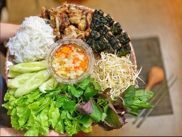 Le bun cha. Photo: Internet/VNA