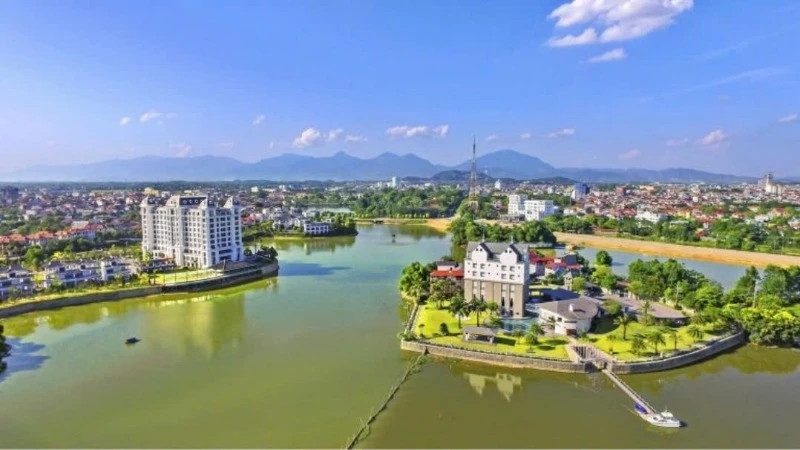 Le lac Dâm Vac dans la ville de Vinh Yên. Photo : nhandan.vn