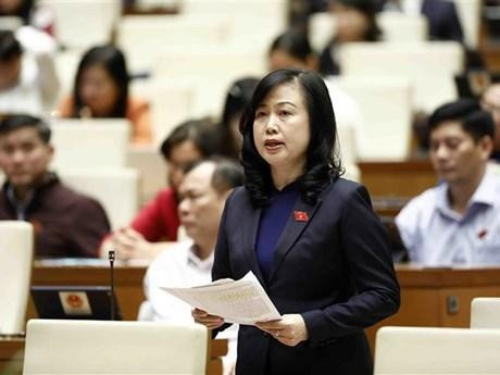La ministre de la Santé, Dao Hong Lan. Photo : VNA.