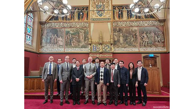 La délégation de la province de Gia Lai travaille avec la province de Friesland, aux Pays-Bas. Photo: baoquocte.vn
