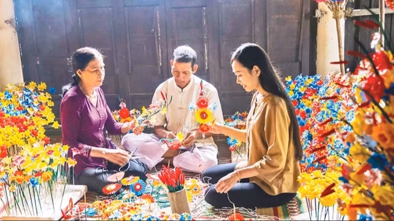 Les produits du village artisanal de la ville de Hué seront introduits en Europe. Photo d'illustration : NDEL