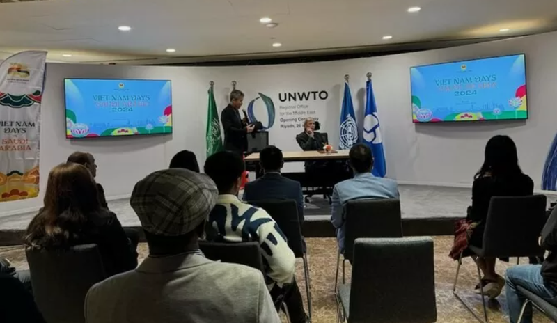 Lors de la conférence de presse sur la Journée du Vietnam 2024. Photo : baoquocte