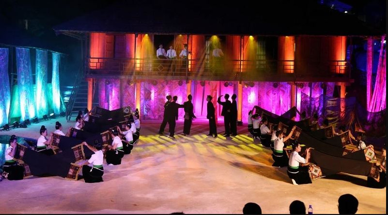 Une scène du premier spectacle « Légendes d’U-Va ». Photo: NDEL
