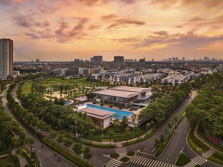 Le groupe immobilier Malaysia-Gamuda Land investit dans des projets d'appartements haut de gamme dans la zone urbaine de Gamuda Gaderns à Hanoï. Photo : zone urbaine de Gamuda Gaderns.