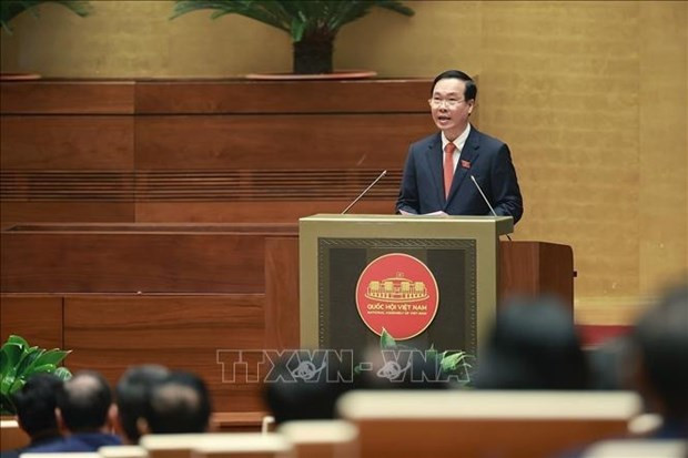 Le Président vietnamien, Vo Van Thuong. Photo : VNA.