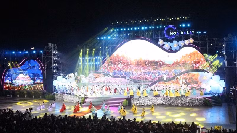 Le Festival des fleurs de Dà Lat. Photo : doanhnghiepvn.vn