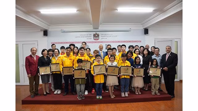 Les joueurs lors de l'événement. Photo : thoidai.com.vn